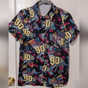 90s Hawaiian Button Down Shirt